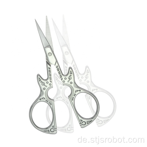 Edelstahl-Nähwerkzeuge Gitarrenform Stitchwork Craft Embroidery Scissors